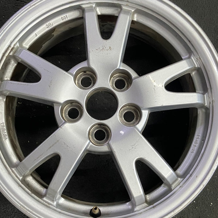 15" PRIUS 10-11 15x6 alloy 5 split spoke silver Original OEM Wheel Rim