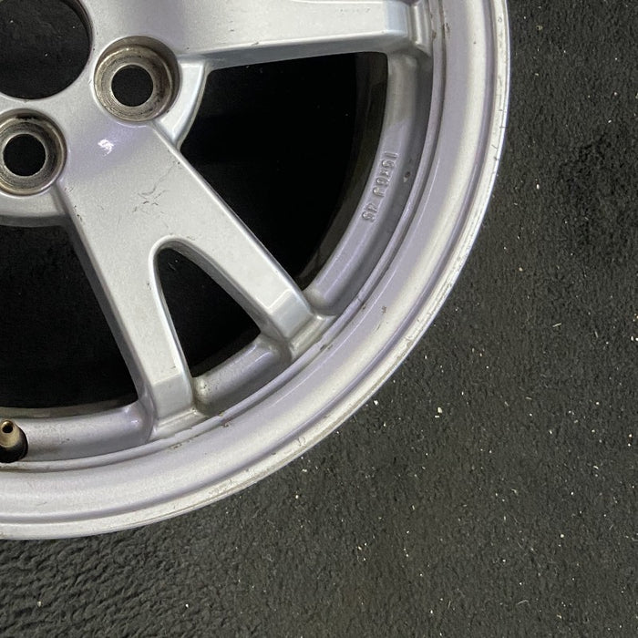 15" PRIUS 10-11 15x6 alloy 5 split spoke silver Original OEM Wheel Rim