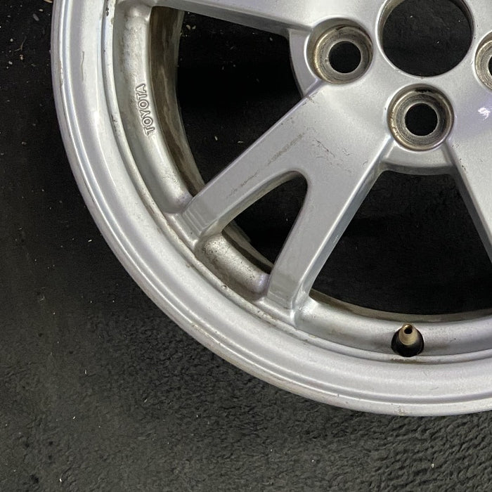 15" PRIUS 10-11 15x6 alloy 5 split spoke silver Original OEM Wheel Rim