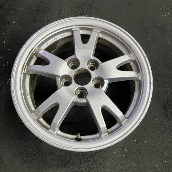15" PRIUS 10-11 15x6 alloy 5 split spoke silver Original OEM Wheel Rim