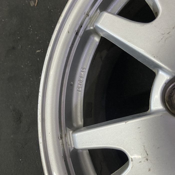 15" PRIUS 10-11 15x6 alloy 5 split spoke silver Original OEM Wheel Rim