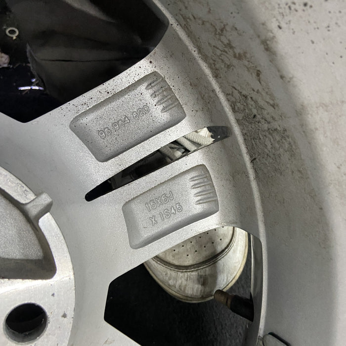 15" SPARK 13 , , twin spoke Original OEM Wheel Rim - Back View