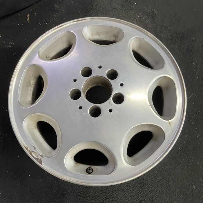 16" MERCEDES 300D 92-93 140 Type; , alloy, 8 hole Original OEM Wheel Rim - Side Profile