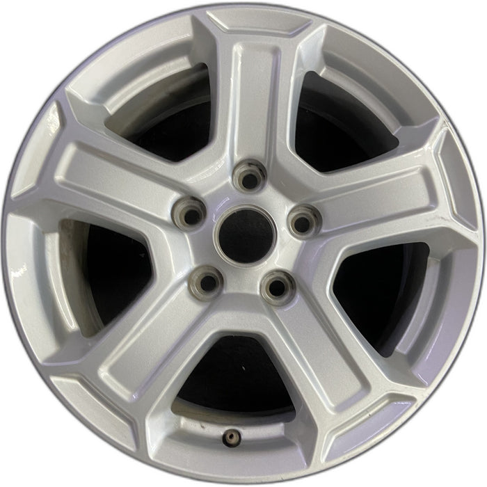 17" WRANGLER 18 VIN X , 17x7.5, , aluminum, straight spoke, w/recessed outer spoke Original OEM Wheel Rim