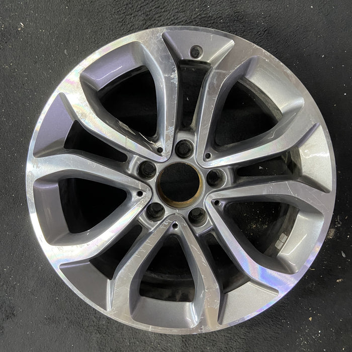 17" MERCEDES C-CLASS 15 205 Type; , C300, 17x7, 10 spoke Original OEM Wheel Rim - Angle View