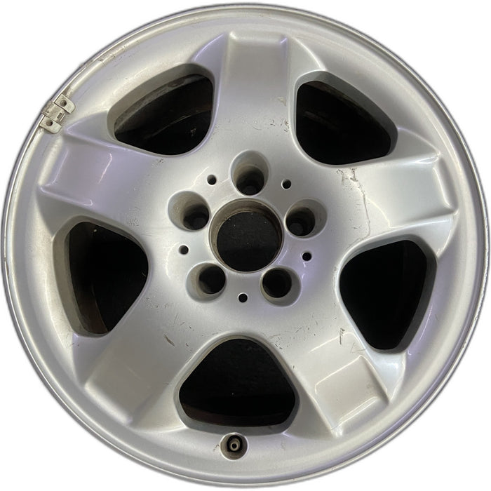 17" MERCEDES ML-CLASS 02-03 163 Type; ML320, 17x8 Original OEM Wheel Rim - Front View