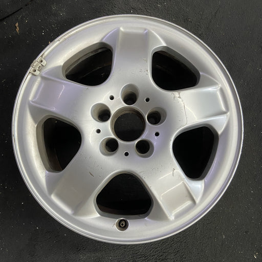 17" MERCEDES ML-CLASS 02-03 163 Type; ML320, 17x8 Original OEM Wheel Rim - Angle View