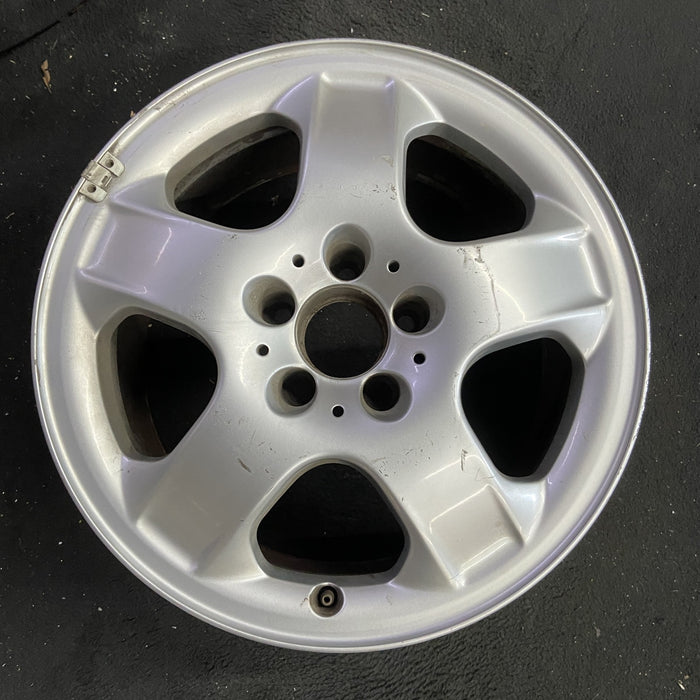 17" MERCEDES ML-CLASS 02-03 163 Type; ML320, 17x8 Original OEM Wheel Rim - Angle View