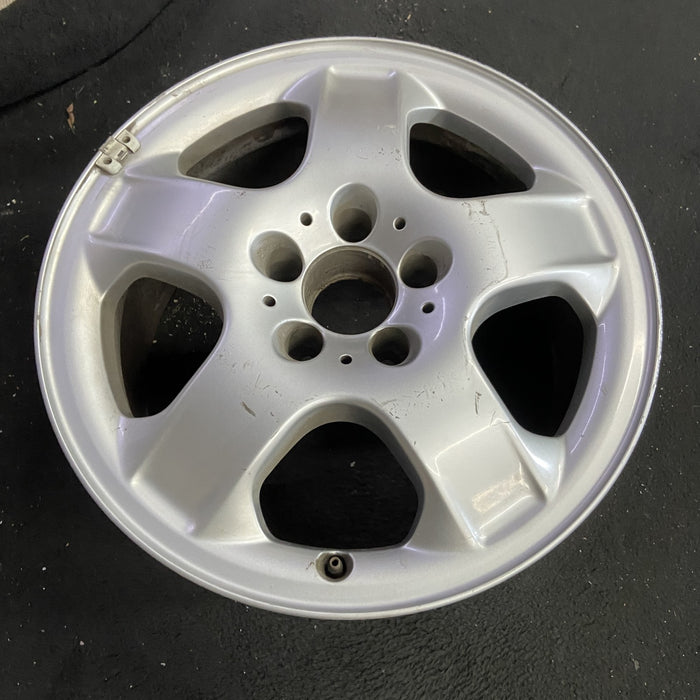17" MERCEDES ML-CLASS 02-03 163 Type; ML320, 17x8 Original OEM Wheel Rim - Side Profile