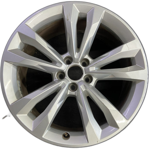 19" AUDI Q7 17 19x8.5, , V spoke Original OEM Wheel Rim - Front View