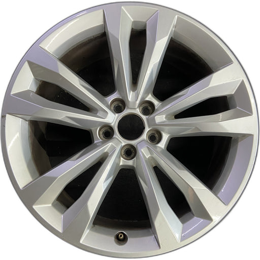 19" AUDI Q7 17 19x8.5, , V spoke Original OEM Wheel Rim - Front View