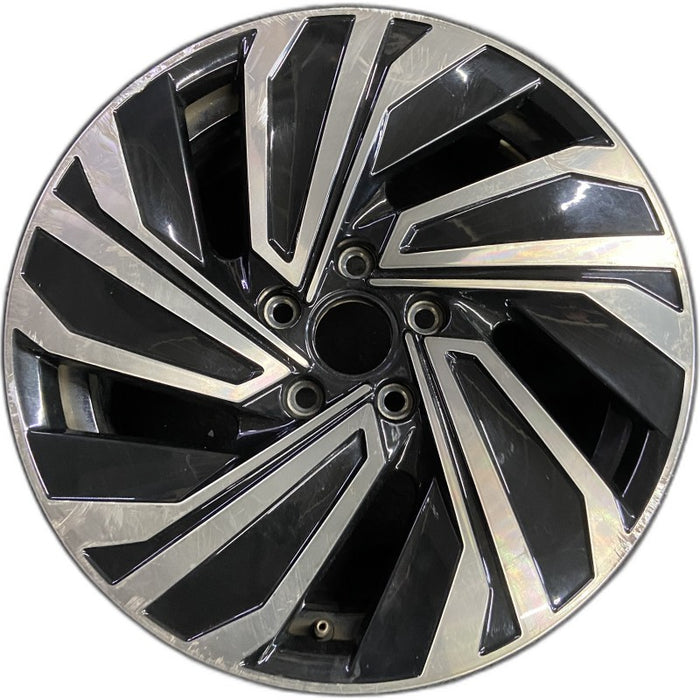 17" JETTA 19-20 17x7 turbine design gold Original OEM Wheel Rim - Front View