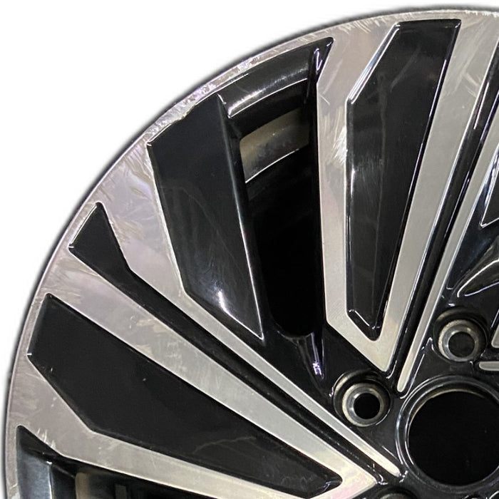 17" JETTA 19-20 17x7 turbine design gold Original OEM Wheel Rim - Angle View