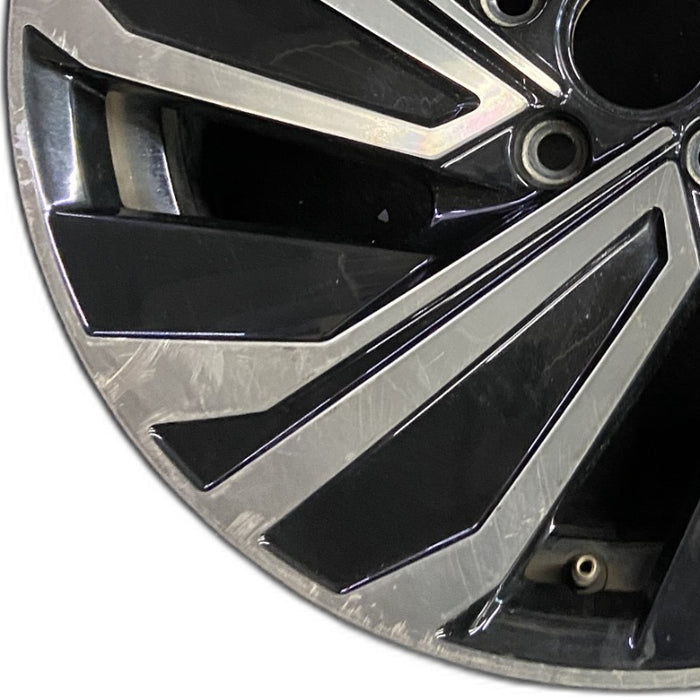 17" JETTA 19-20 17x7 turbine design gold Original OEM Wheel Rim - Back View