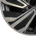 17" JETTA 19-20 17x7 turbine design gold Original OEM Wheel Rim - Back View