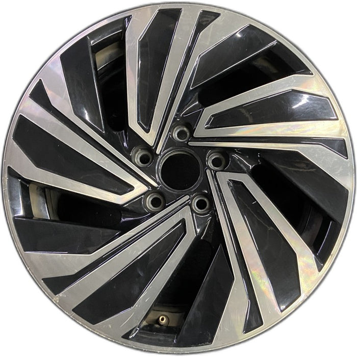 17" JETTA 19-20 17x7 turbine design gold Original OEM Wheel Rim - Front View