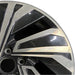 17" JETTA 19-20 17x7 turbine design gold Original OEM Wheel Rim - Side Profile