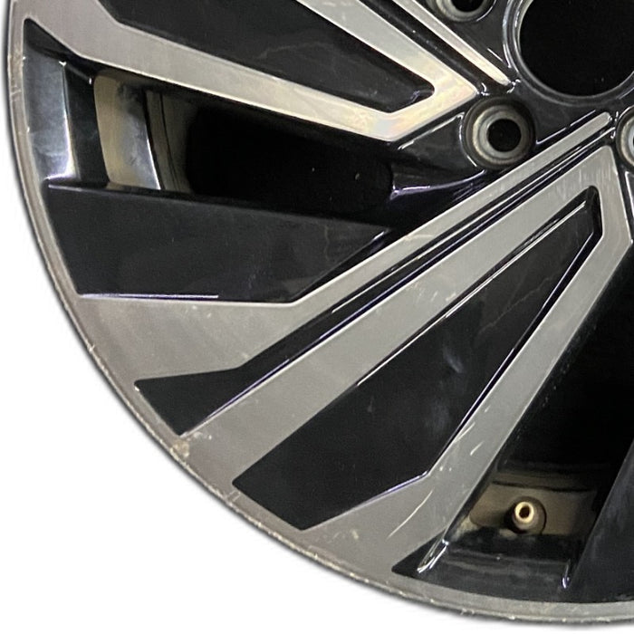 17" JETTA 19-20 17x7 turbine design gold Original OEM Wheel Rim - Back View