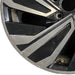 17" JETTA 19-20 17x7 turbine design gold Original OEM Wheel Rim - Back View