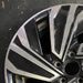 17" JETTA 19-20 17x7 turbine design gold Original OEM Wheel Rim - Side Profile