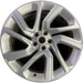 21" RANGE ROVER SPORT 18-22 21x9.5 , 5 spoke , silver Original OEM Wheel Rim - Front View