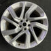21" RANGE ROVER SPORT 18-22 21x9.5 , 5 spoke , silver Original OEM Wheel Rim - Angle View