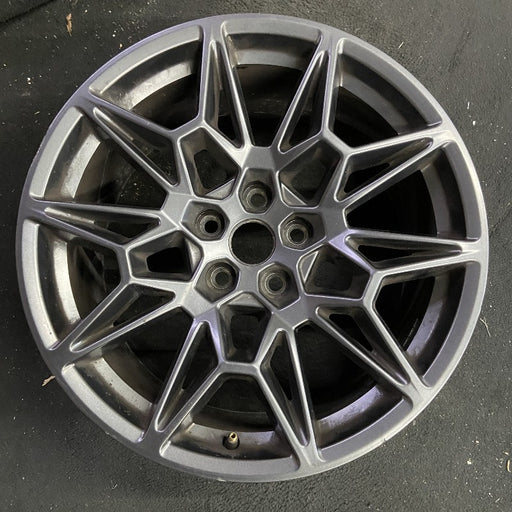 19" MUSTANG 24 19x9 10 spoke gray Original OEM Wheel Rim - Front View