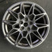 19" MUSTANG 24 19x9 10 spoke gray Original OEM Wheel Rim - Front View