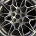 19" MUSTANG 24 19x9 10 spoke gray Original OEM Wheel Rim - Angle View