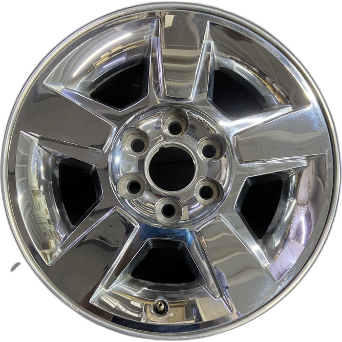 18" AVALANCHE 1500 09-10 18x8", , exposed lug nuts Original OEM Wheel Rim - Front View