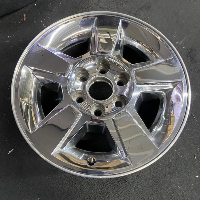 18" AVALANCHE 1500 09-10 18x8", , exposed lug nuts Original OEM Wheel Rim - Side Profile