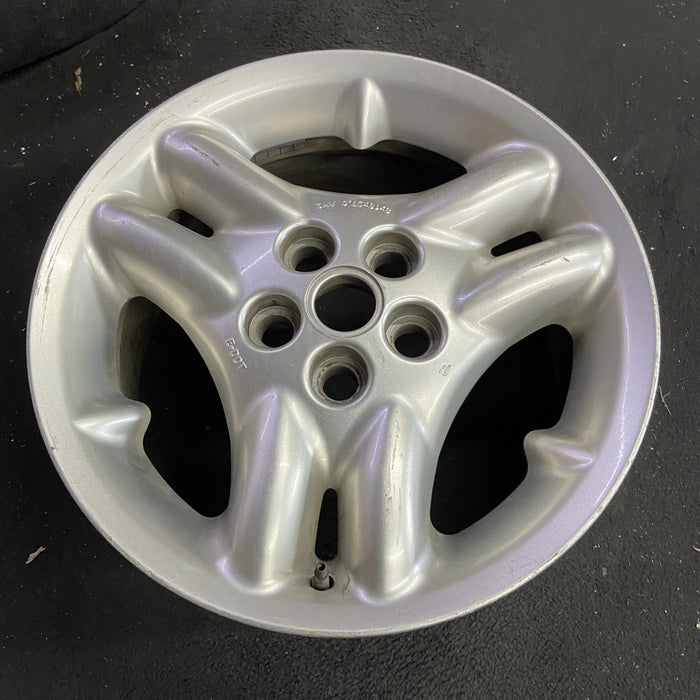 18" LAND ROVER 00-01 , alloy , 18x8, 6 spoke Original OEM Wheel Rim - Side Profile