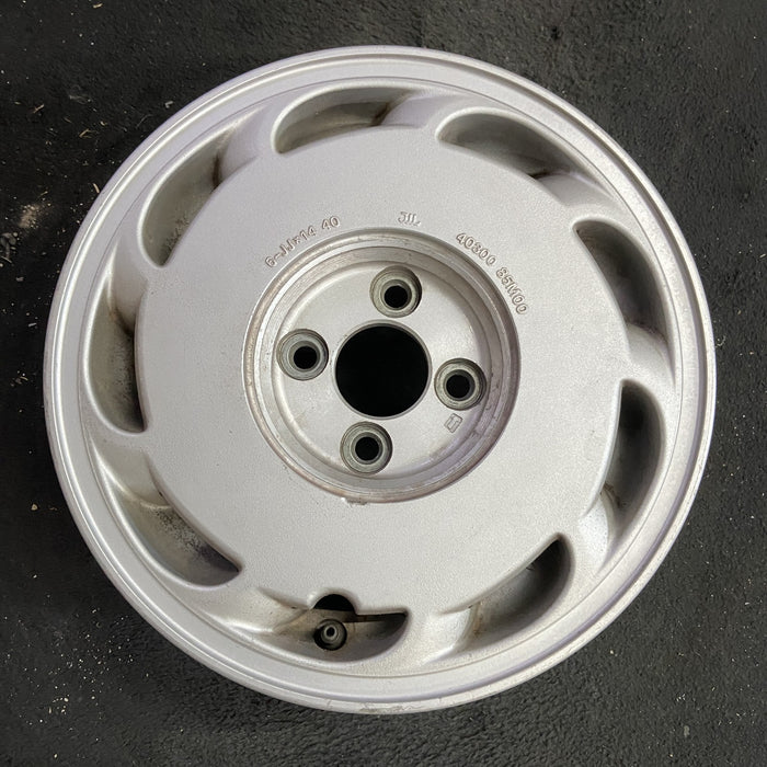 14" PULSAR 87-90 14x6 , L. Original OEM Wheel Rim - Angle View