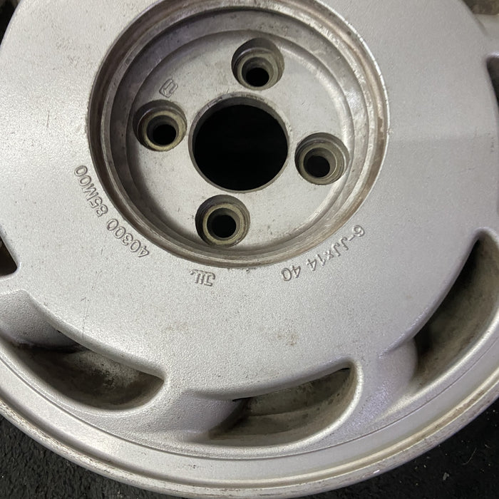 14" PULSAR 87-90 14x6 , L. Original OEM Wheel Rim - Back View