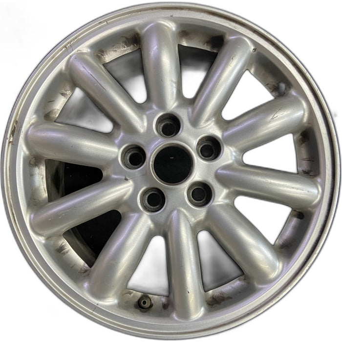 16" S TYPE 00-02 , 16x7.5, 10 spoke Original OEM Wheel Rim - Front View