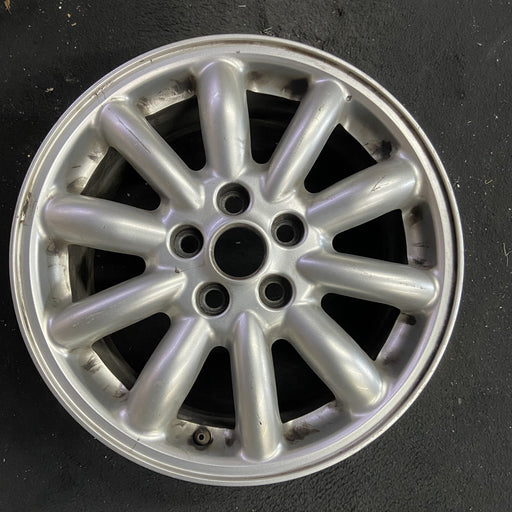 16" S TYPE 00-02 , 16x7.5, 10 spoke Original OEM Wheel Rim - Angle View