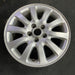 16" X TYPE 02-03 , 16x6.5, alloy, 10 spoke Original OEM Wheel Rim - Side Profile
