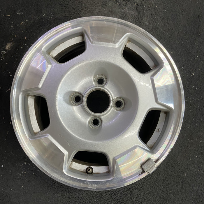 14" CIVIC 03 14x5.5, alloy, 5 spoke Original OEM Wheel Rim - Angle View