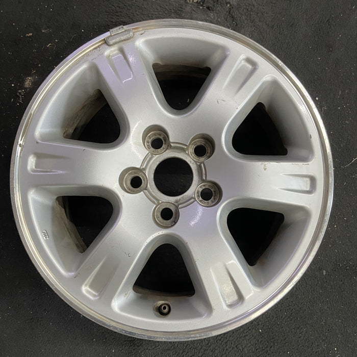 16" HIGHLANDER 01-02 , alloy Original OEM Wheel Rim - Angle View