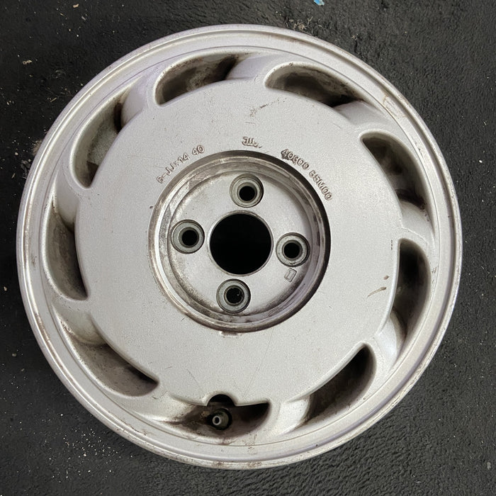 14" PULSAR 87-90 14x6 , L. Original OEM Wheel Rim - Angle View