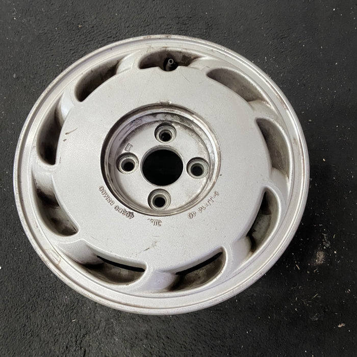 14" PULSAR 87-90 14x6 , L. Original OEM Wheel Rim - Close-Up Detail