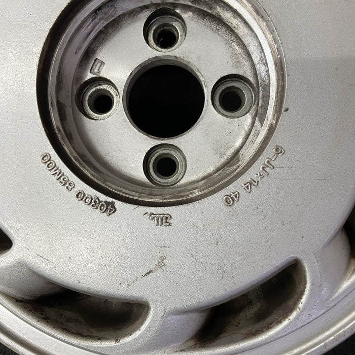 14" PULSAR 87-90 14x6 , L. Original OEM Wheel Rim - Back View
