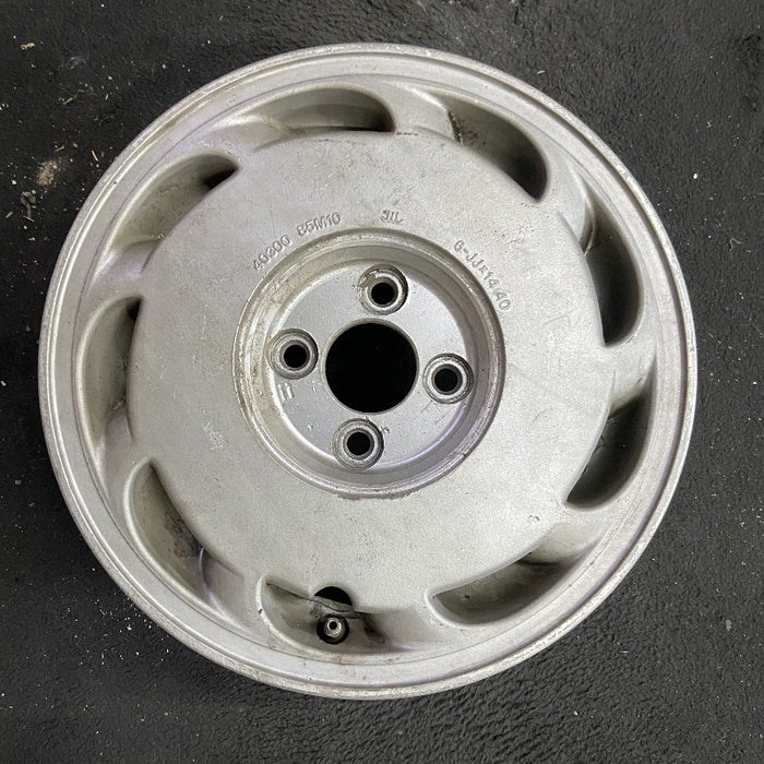 14" PULSAR 87-90 14x6 alloy L. Original OEM Wheel Rim - Front View