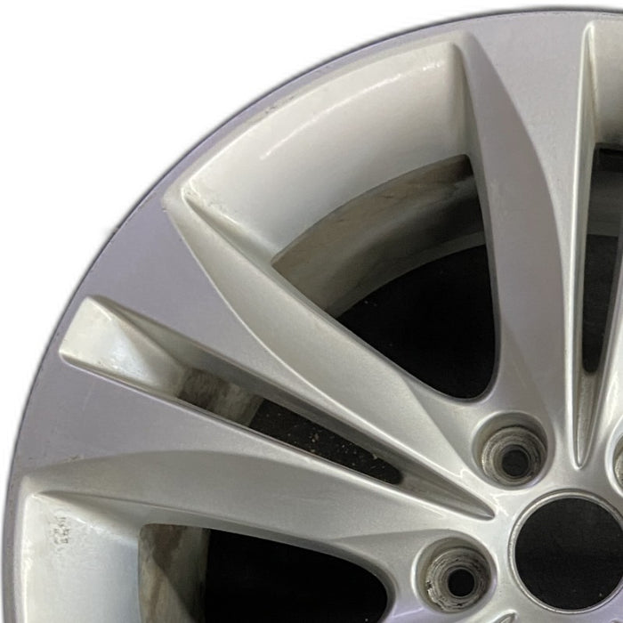 18" GENESIS 09-12 Cpe 18x8 10 spoke rear Original OEM Wheel Rim - Angle View