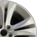 18" GENESIS 09-12 Cpe 18x8 10 spoke rear Original OEM Wheel Rim - Side Profile