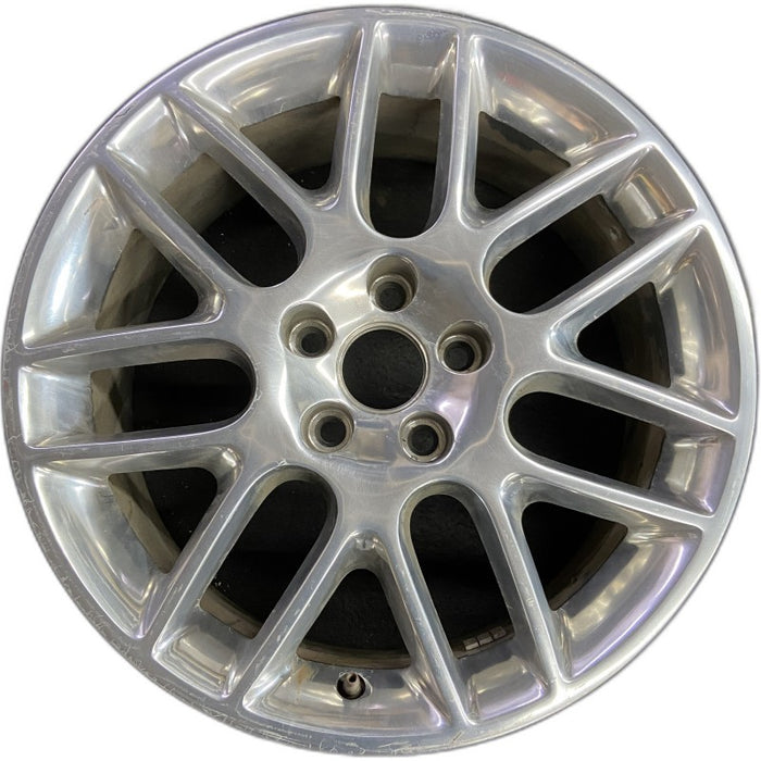 18" MUSTANG 12 18x8 aluminum TPMS 14 spoke 7 split spokes polished Original OEM Wheel Rim