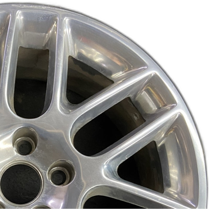 18" MUSTANG 12 18x8 aluminum TPMS 14 spoke 7 split spokes polished Original OEM Wheel Rim