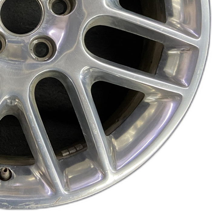 18" MUSTANG 12 18x8 aluminum TPMS 14 spoke 7 split spokes polished Original OEM Wheel Rim