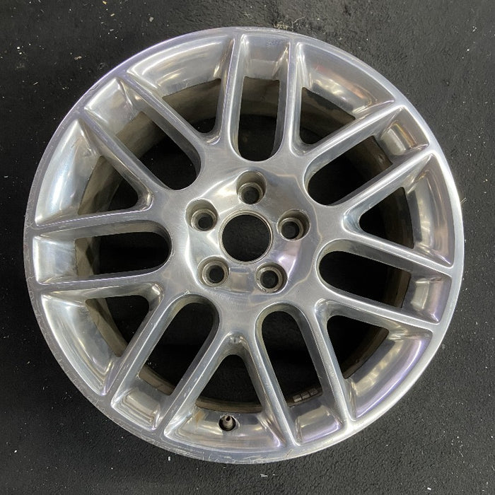 18" MUSTANG 12 18x8 aluminum TPMS 14 spoke 7 split spokes polished Original OEM Wheel Rim