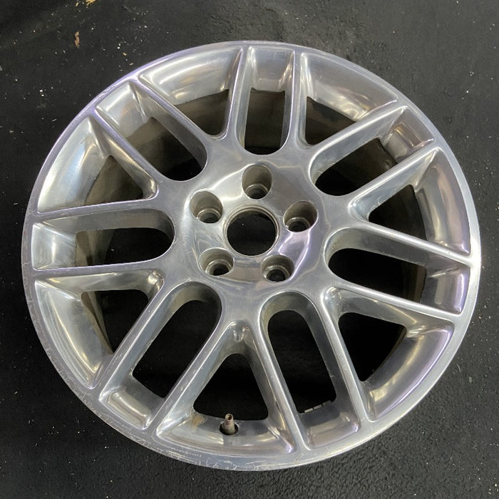 18" MUSTANG 12 18x8 aluminum TPMS 14 spoke 7 split spokes polished Original OEM Wheel Rim